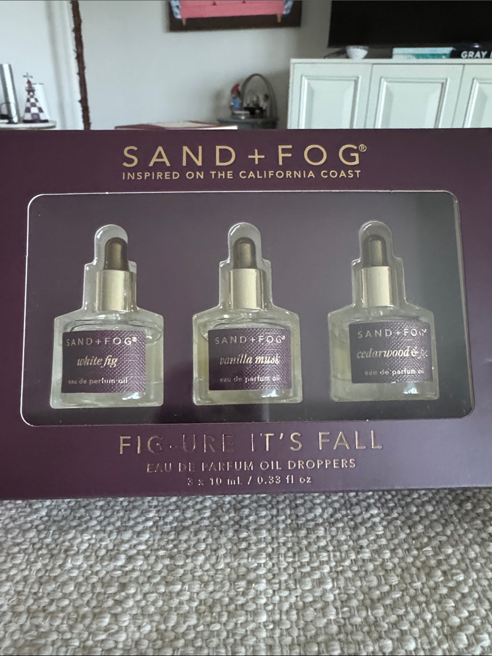 Sand + Fog Fig-ure It's Fall Set of 3 NWT